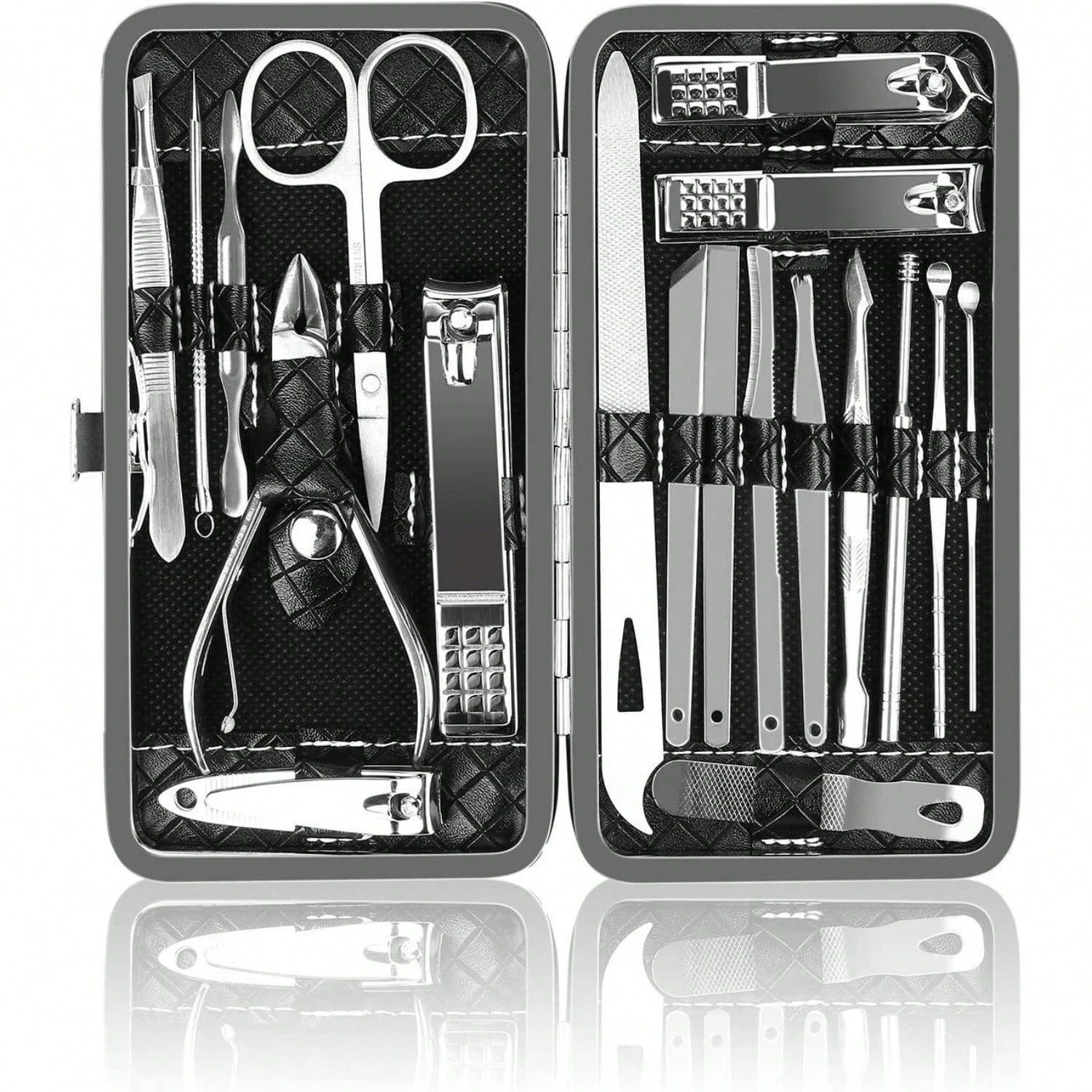 19-Pcs Dead Skin & Nails Leather Kit