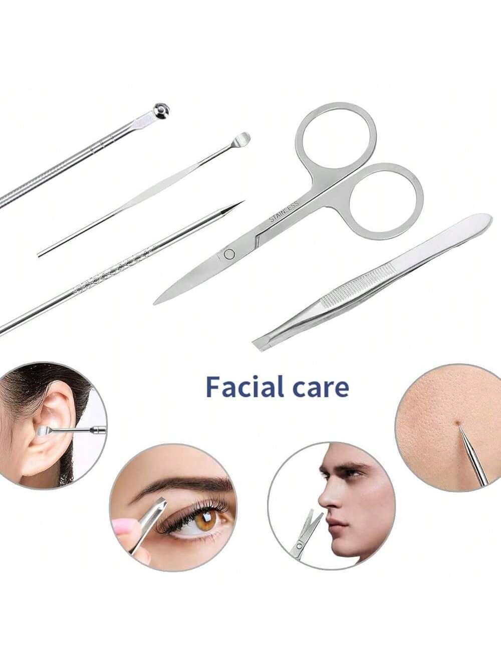 19-Pcs Dead Skin & Nails Leather Kit