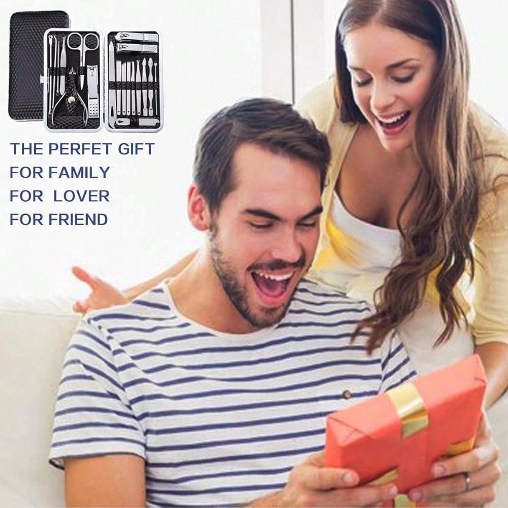 19-Pcs Dead Skin & Nails Leather Kit